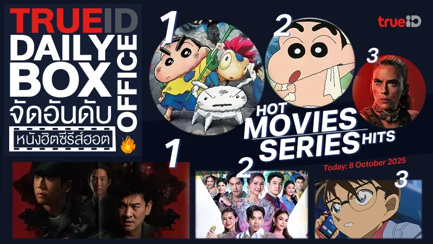 TrueID Daily Boxoffice จัดอันดับหนัง-ซีรีส์ออนไลน์สุดฮิตประจำวัน