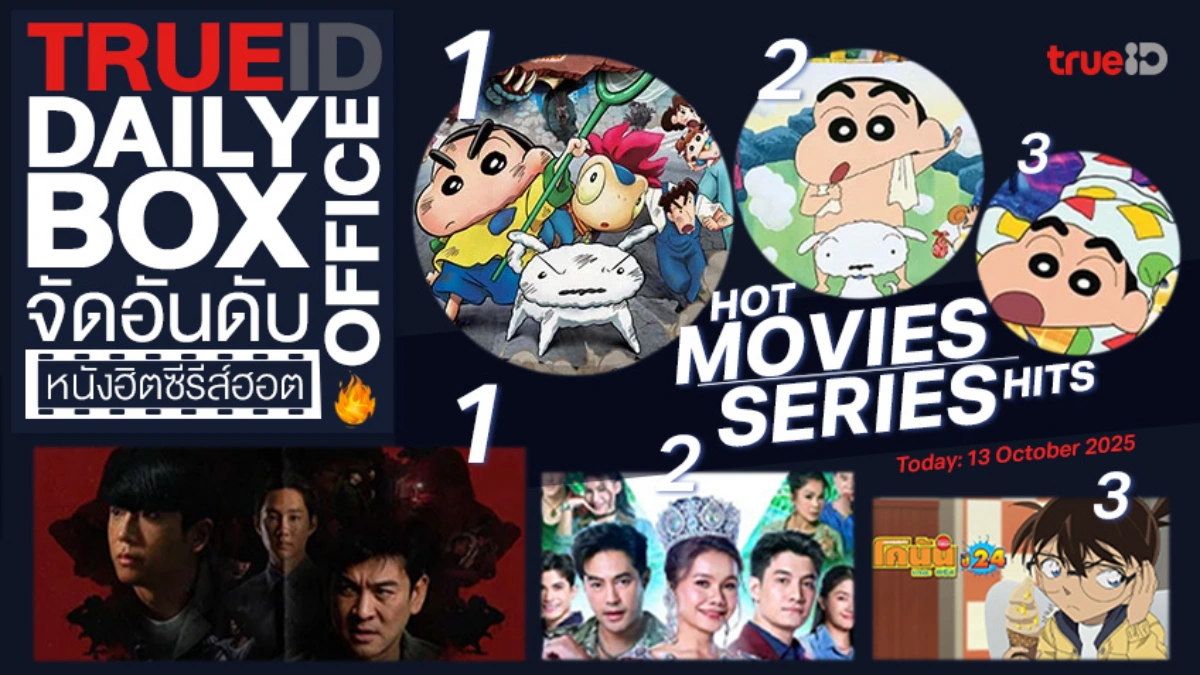 TrueID Daily Boxoffice จัดอันดับหนัง-ซีรีส์ออนไลน์สุดฮิตประจำวัน