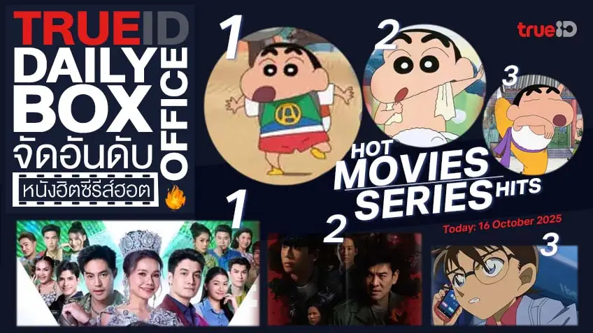 TrueID Daily Boxoffice จัดอันดับหนัง-ซีรีส์ออนไลน์สุดฮิตประจำวัน