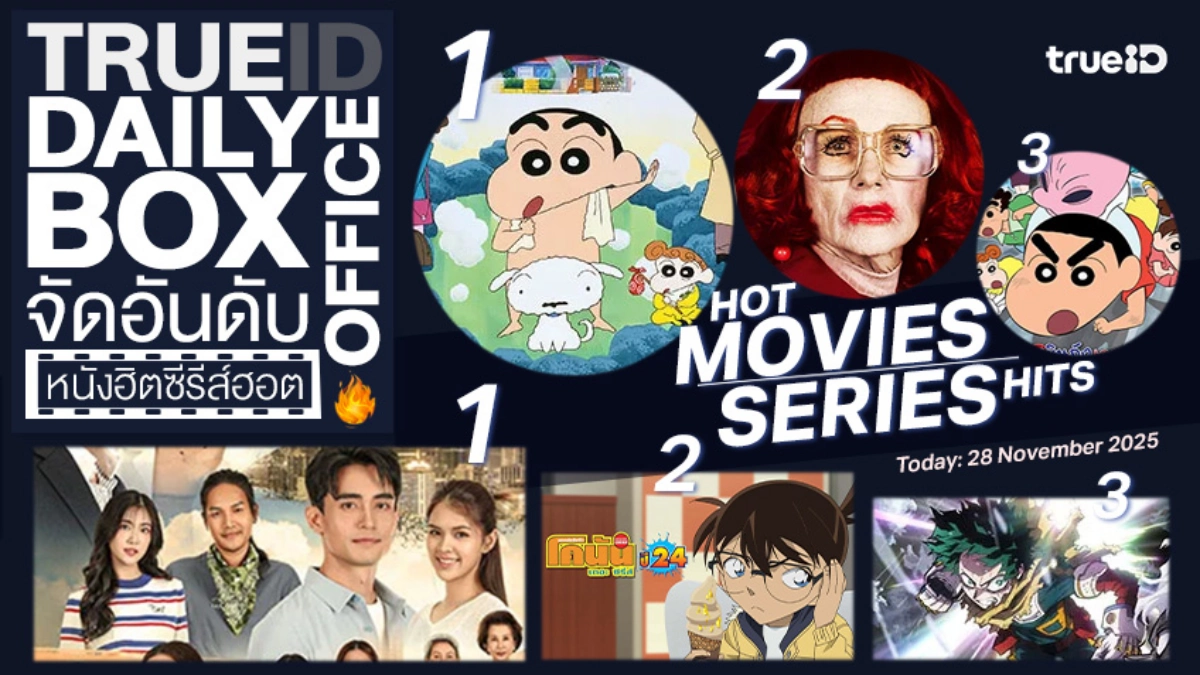 TrueID Daily Boxoffice จัดอันดับหนัง-ซีรีส์ออนไลน์สุดฮิตประจำวัน