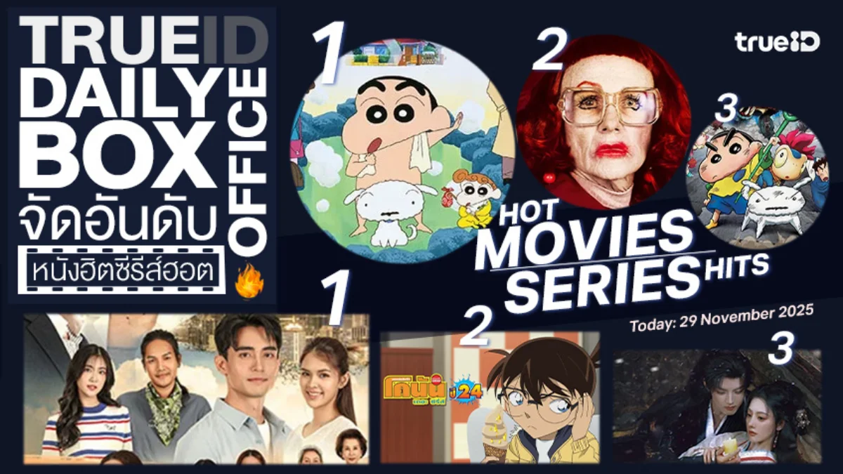 TrueID Daily Boxoffice จัดอันดับหนัง-ซีรีส์ออนไลน์สุดฮิตประจำวัน