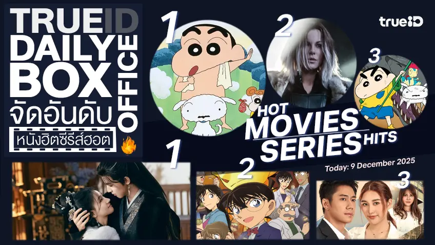 TrueID Daily Boxoffice จัดอันดับหนัง-ซีรีส์ออนไลน์สุดฮิตประจำวัน