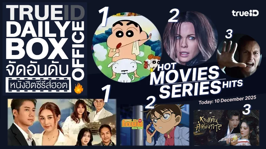 TrueID Daily Boxoffice จัดอันดับหนัง-ซีรีส์ออนไลน์สุดฮิตประจำวัน