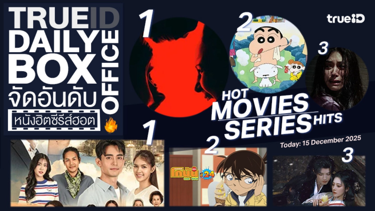TrueID Daily Boxoffice จัดอันดับหนัง-ซีรีส์ออนไลน์สุดฮิตประจำวัน