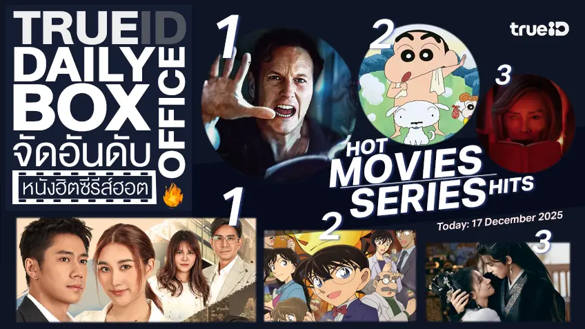 TrueID Daily Boxoffice จัดอันดับหนัง-ซีรีส์ออนไลน์สุดฮิตประจำวัน