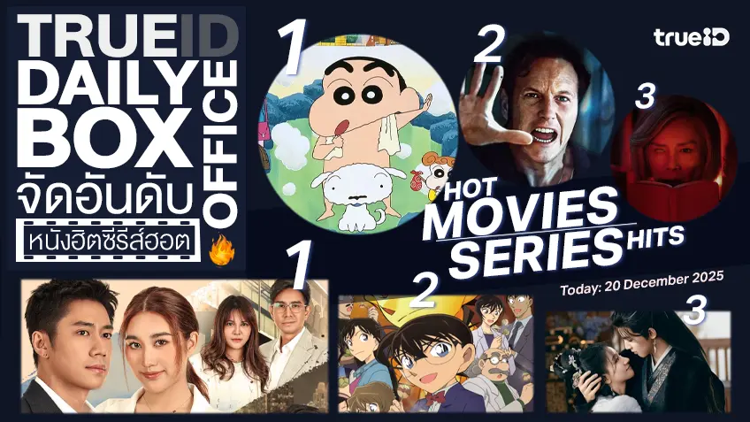TrueID Daily Boxoffice จัดอันดับหนัง-ซีรีส์ออนไลน์สุดฮิตประจำวัน