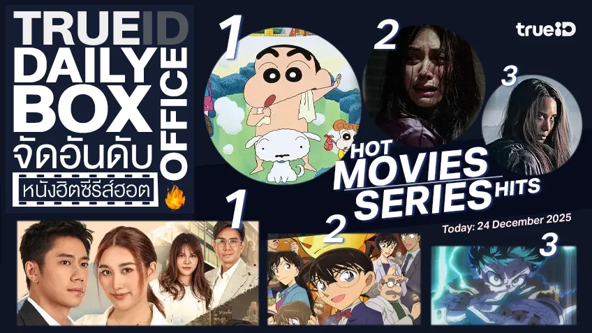TrueID Daily Boxoffice จัดอันดับหนัง-ซีรีส์ออนไลน์สุดฮิตประจำวัน