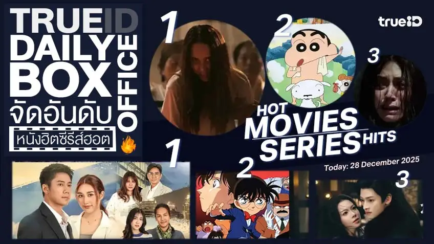 TrueID Daily Boxoffice จัดอันดับหนัง-ซีรีส์ออนไลน์สุดฮิตประจำวัน