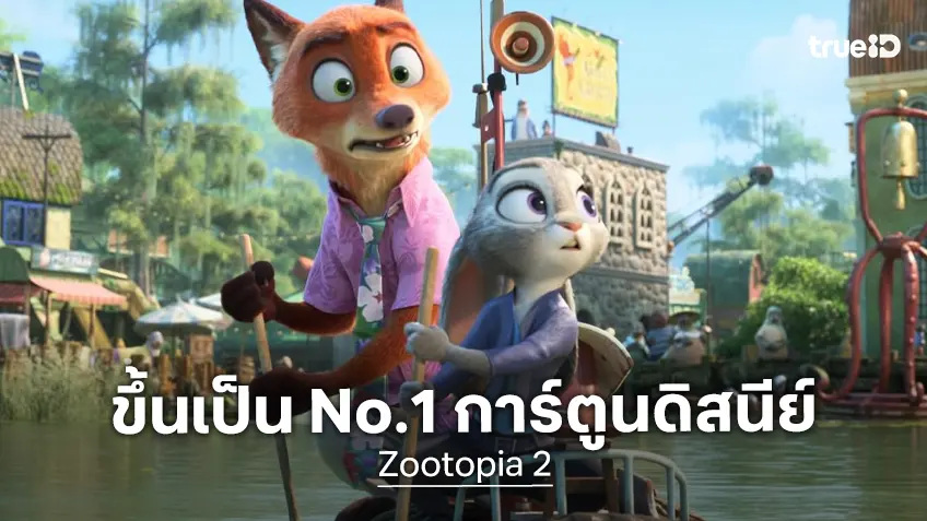 “Zootopia 2” ก้าวขึ้นเป็นการ์ตูนดิสนีย์ทำเงินสูงที่สุดเรื่องใหม่ แซงหน้า “Frozen 2”