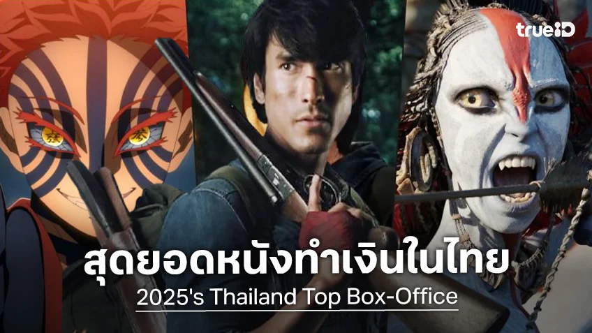 สรุป 10 อันดับหนังทำเงินสูงที่สุด บ็อกซ์ออฟฟิศเมืองไทยในปี 2025