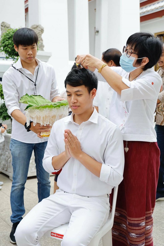 อนุโมทนา ปอ อรรณพ เข้าพิธีอุปสมบท ฉายา เขมสุทธิโก บวชเรียนเป็นเวลา 15 วัน
