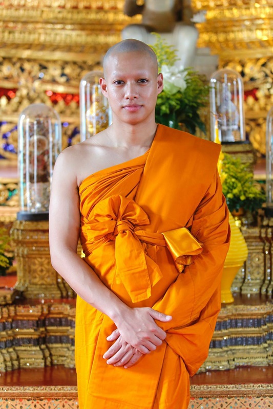 อนุโมทนา ปอ อรรณพ เข้าพิธีอุปสมบท ฉายา เขมสุทธิโก บวชเรียนเป็นเวลา 15 วัน