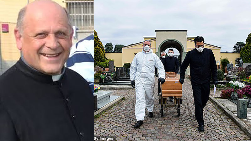 โควิดคร่าบาทหลวงอิตาลี สละเครื่องช่วยหายใจ รักษาผู้ป่วยอายุน้อยกว่า