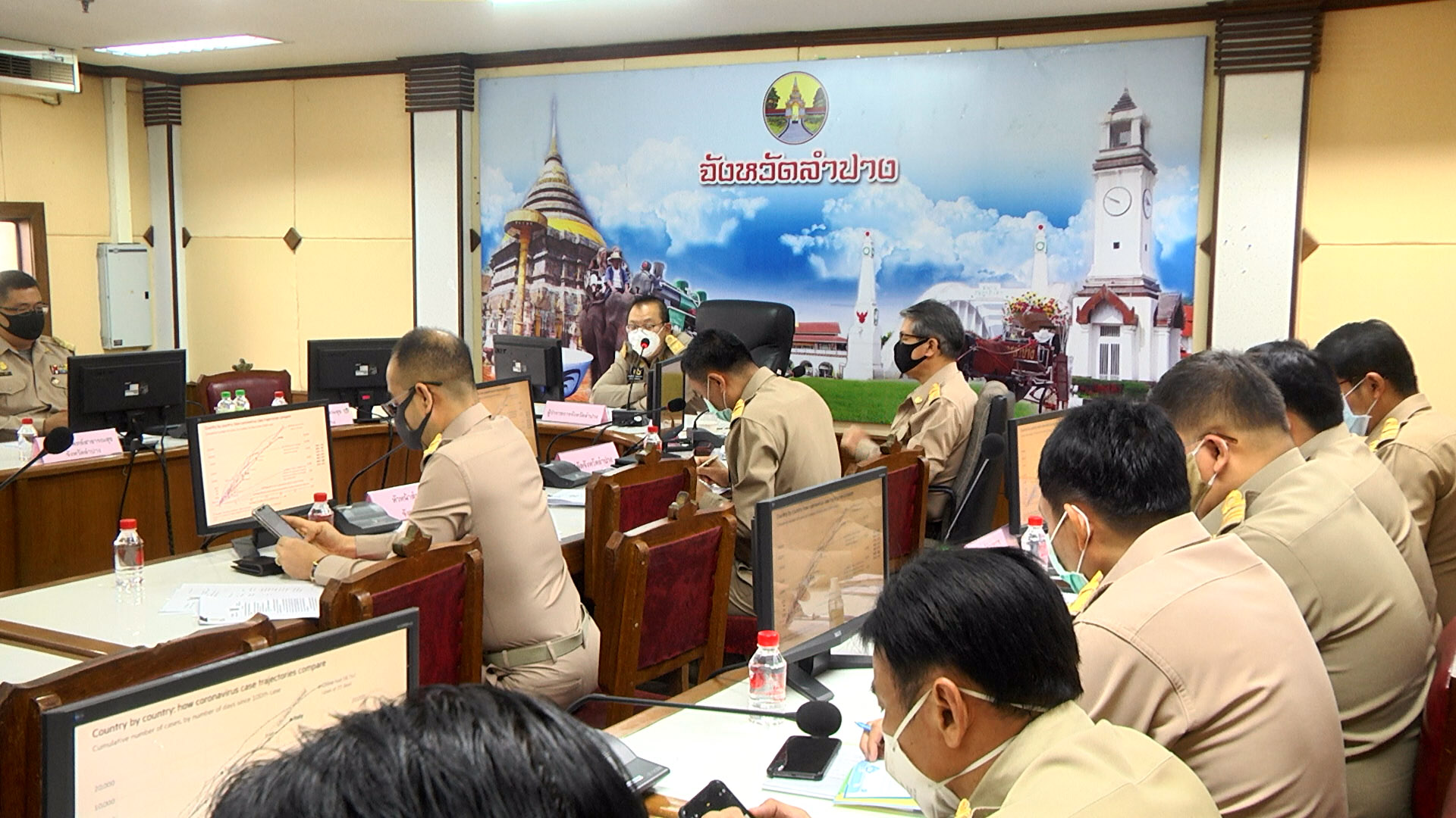 ลำปางเข้มวางมาตรการแผนรองรับ ป้องกันไวรัส COVID-19