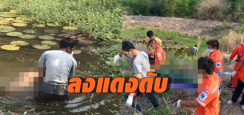 หนุ่มโคราช ตกงานถอนสายบัวกินประทังชีวิต จมน้ำดับ คาดลงแดงหลังจังหวัดงดขายสุรา