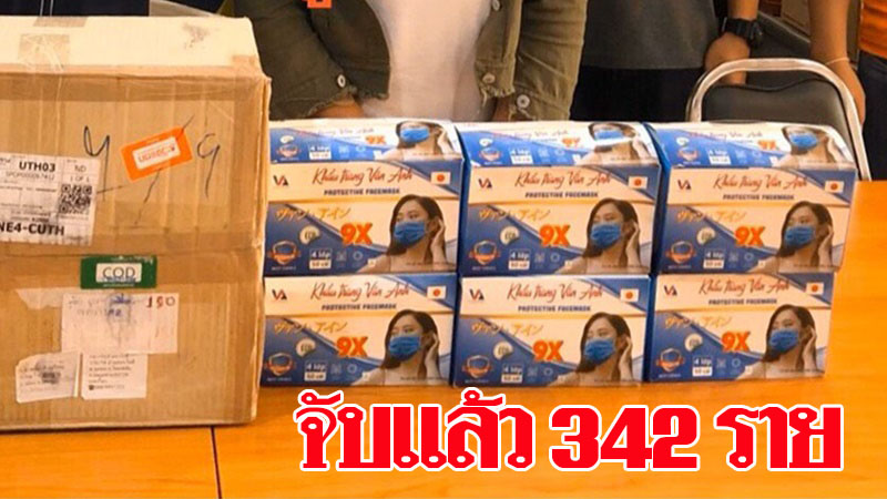 จับแล้ว 342 ราย โก่งราคาหน้ากากอนามัย ชี้ต่างจังหวัดขายแพงเกินจริงต่อเนื่อง