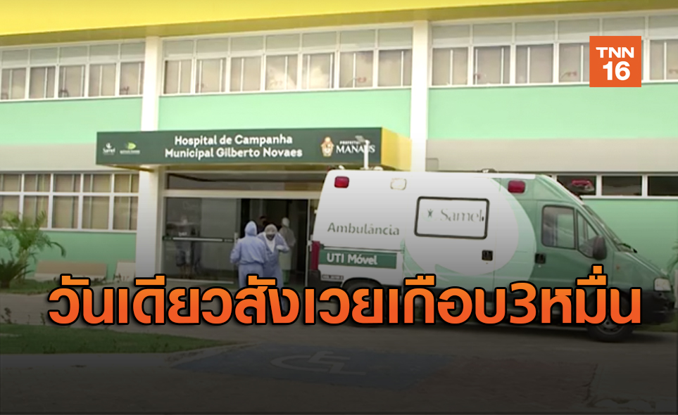 โควิด-19 ดุ! บราซิลอ่วมติดเชื้อวันเดียวพุ่งสูงสุดกว่า 26,000 คน