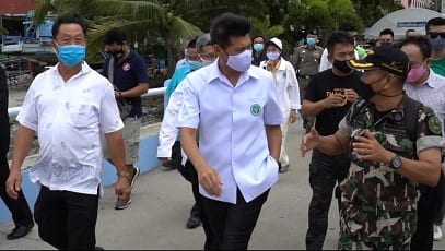 รมช.สาธารณสุข ลงเกาะเสม็ดตรวจความพร้อมก่อนเปิดท่องเที่ยว