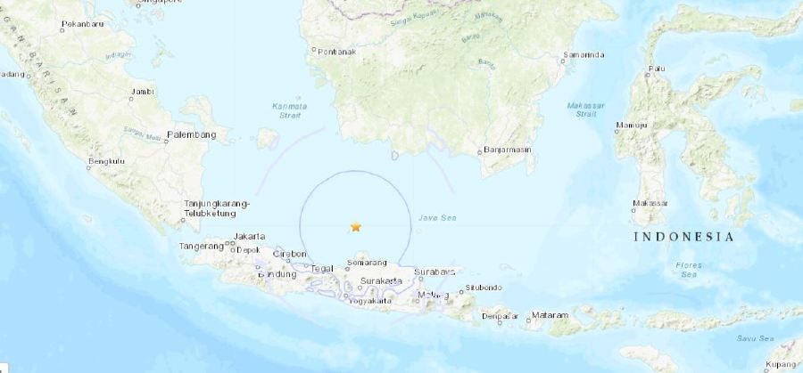 แผ่นดินไหวขนาด 6.6 เขย่านอกเกาะชวา อินโดนีเซีย ไม่มีรายงานสึนามิ
