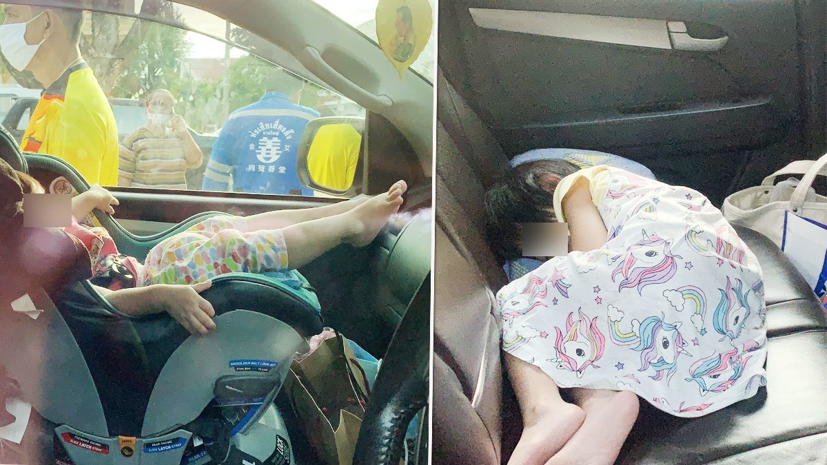 แม่ใจแป้ว ทิ้งลูกสาวรอในรถ หลับสนิทเรียกไม่ตื่น ร้อนกู้ภัยช่วย