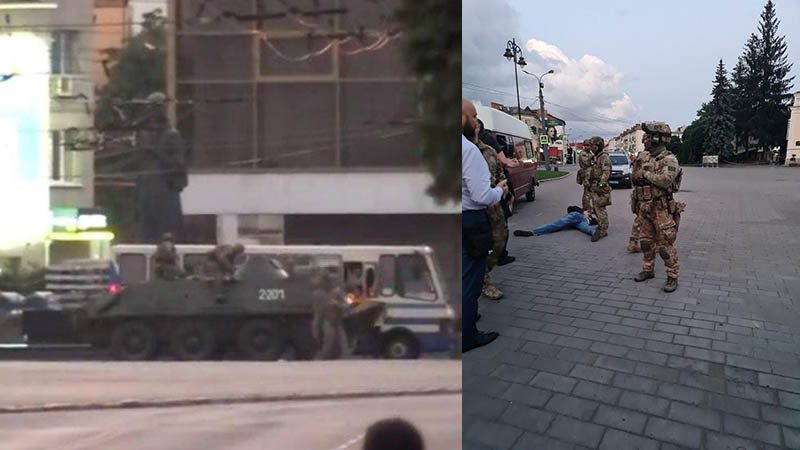 ยูเครนยุติเหตุจับตัวประกันยืดเยื้อ 10 ชั่วโมง รถหุ้มเกราะขนาบรถบัส-บุกรวบผู้ก่อการ