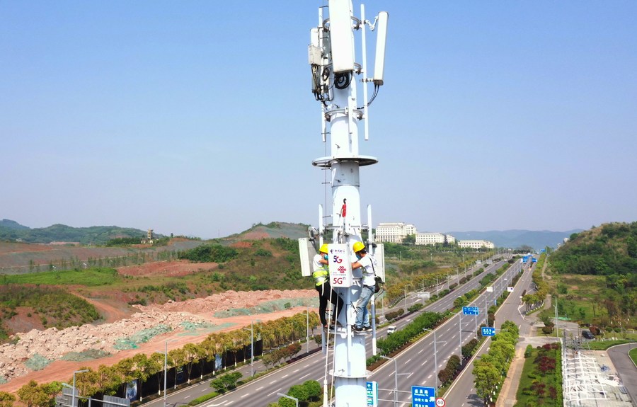 จีนสร้าง 'สถานีฐาน 5G' เพิ่ม 654,000 แห่งในปี 2021