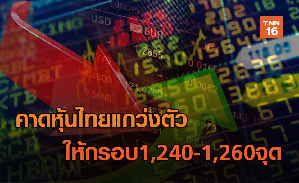 หุ้นไทยแกว่งตัว1,240-1,260จุด