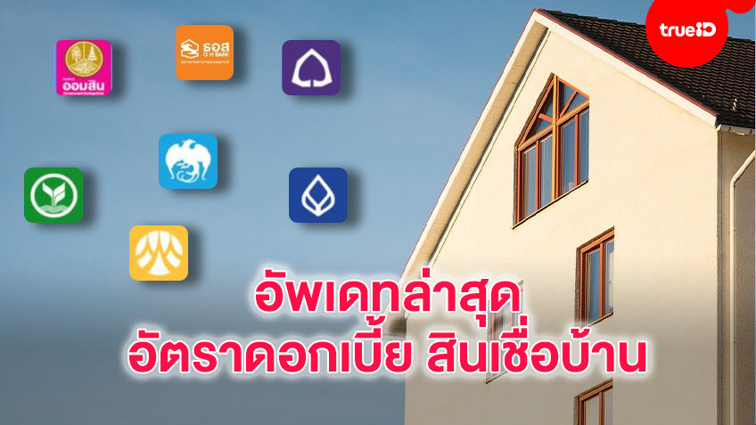 อัพเดทล่าสุด อัตราดอกเบี้ย สินเชื่อบ้าน เดือนพ.ย.2563