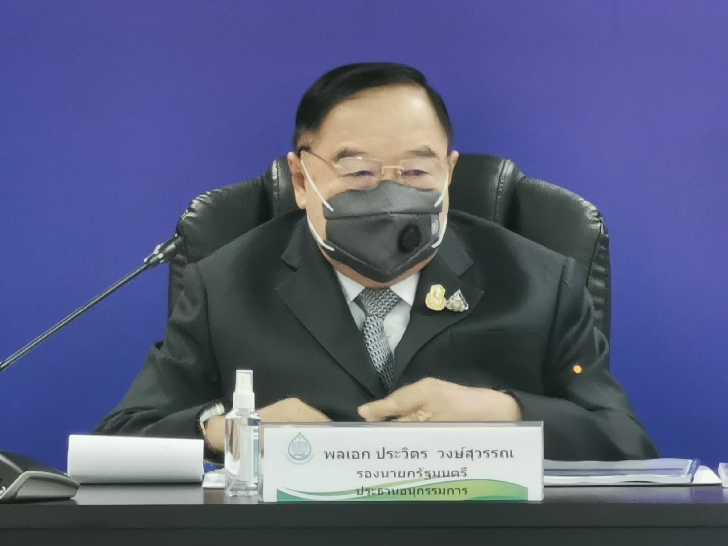 'บิ๊กป้อม' สั่งเดินหน้าแผนแม่บทจัดการน้ำ 5 เรื่อง แก้ปัญหา ประชาชนทั้งระบบ