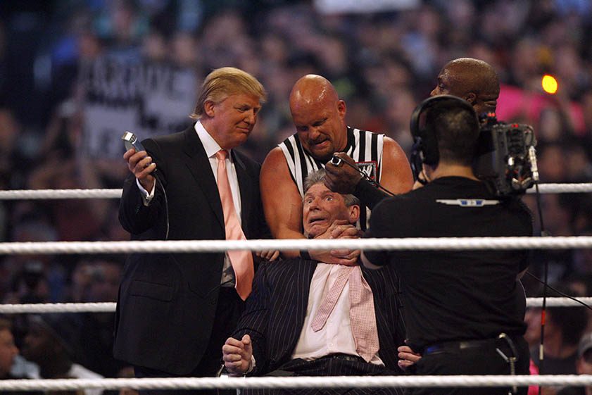 เดี๋ยวเจอถุงเท้า แมนไคนด์ ร้อง WWE ถอด ทรัมป์ พ้นหอเกียรติยศ มวยปล้ำ