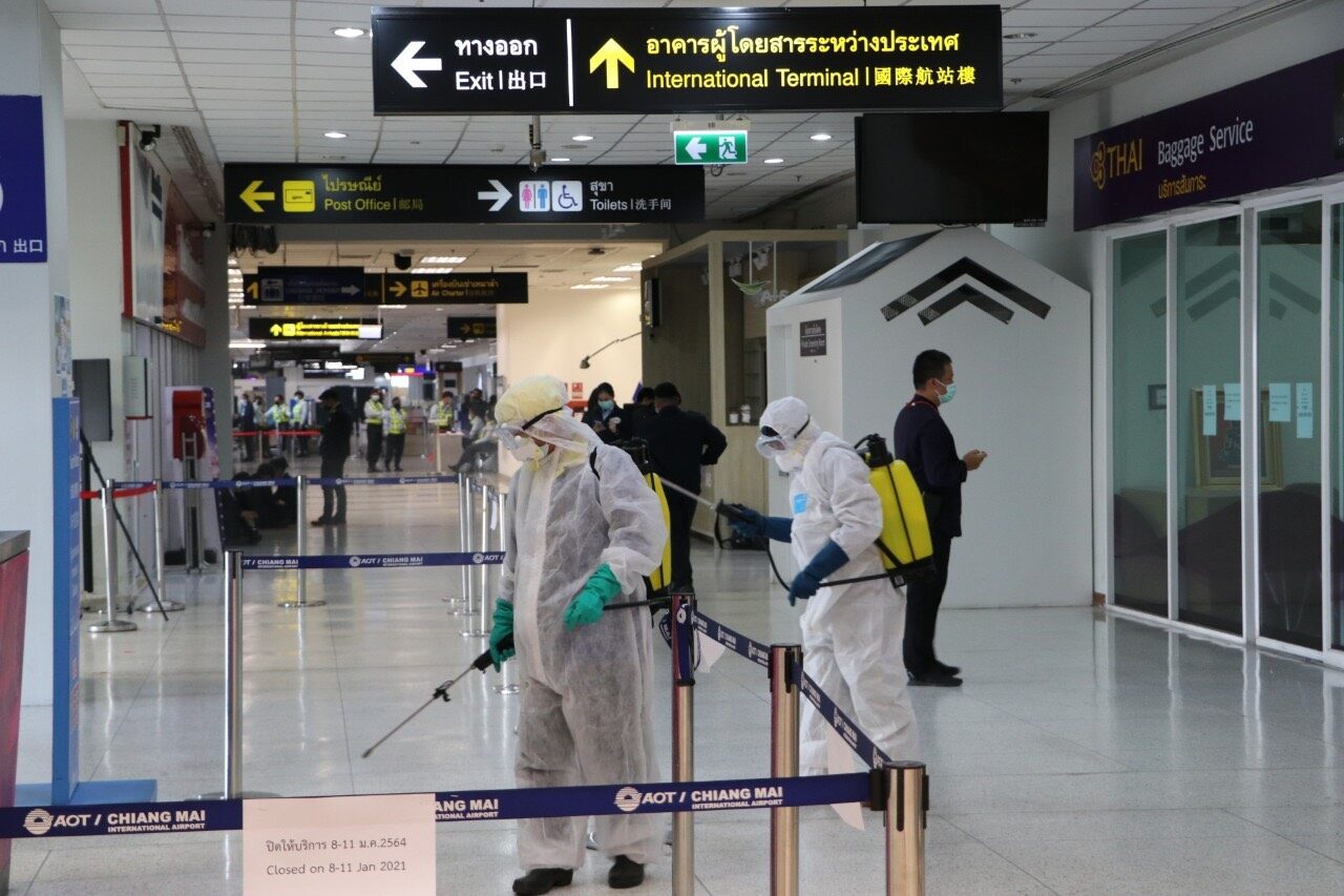 สนามบินเชียงใหม่ แจงเหตุจนท.ศูนย์ช่วยเหลือนักท่องเที่ยวติดเชื้อโควิด