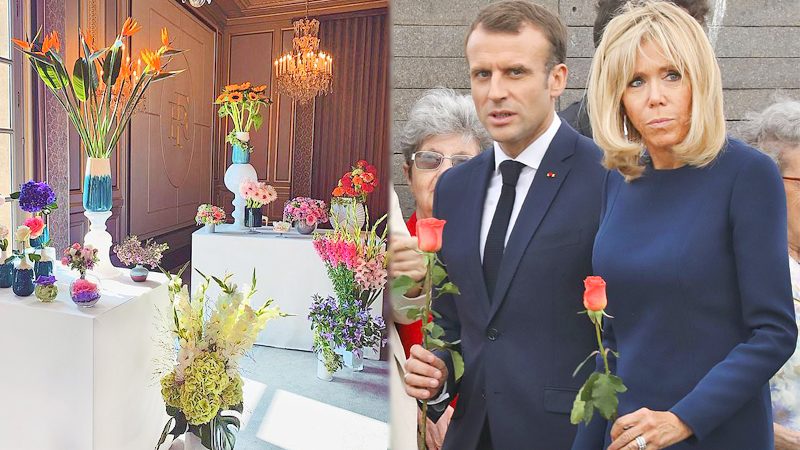 ฮึ่มผู้นำฝรั่งเศสถลุงงบฯ 22 ล้าน “จัดดอกไม้” ประดับทำเนียบ!