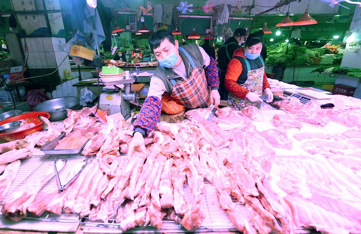 จีนปล่อยเนื้อหมูสำรอง 30,000 ตัน รองรับเทศกาลตรุษจีน