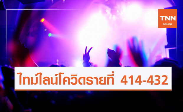 กทม.เปิดไทม์ไลน์ผู้ป่วยโควิดเพิ่ม รายที่ 414-432 คลัสเตอร์สถานบันเทิง