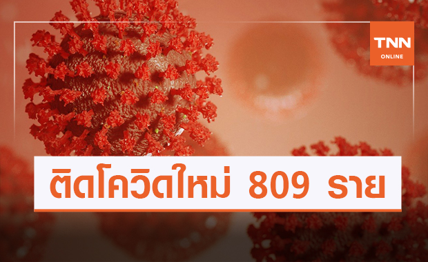 ศบค.พบผู้ติดเชื้อโควิดรายใหม่ 809 ราย ส่วนใหญ่พบจากค้นหาเชิงรุก