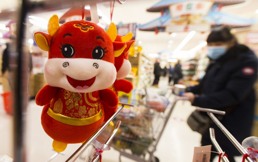 ซูเปอร์มาร์เก็ตจีนในแคนาดาขายสินค้ารับตรุษจีน