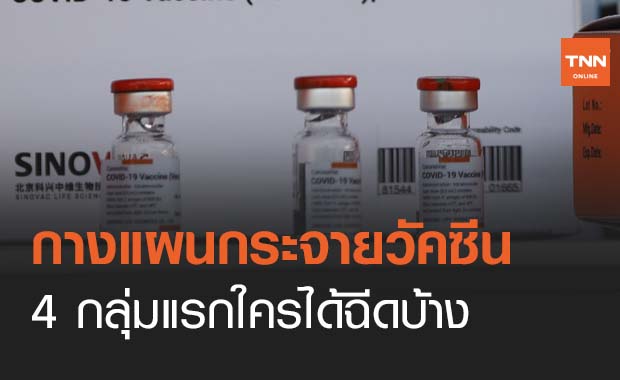 กางแผนกระจายวัคซีนโควิด 4 กลุ่มคือใครบ้างได้ฉีดล็อตแรก