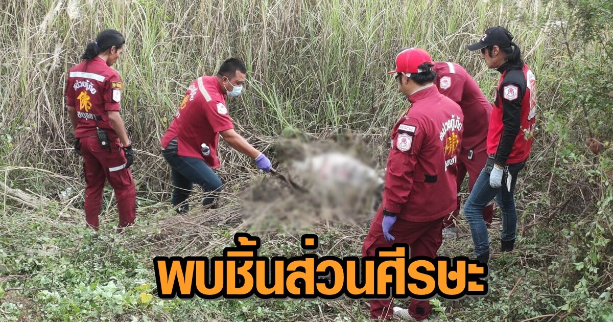 พบแล้ว ชิ้นส่วนศีรษะหนุ่มใหญ่เมืองนนท์ ถูกเมียกับกับหลานฆ่าหั่นศพ เผาทิ้งอยุธยา