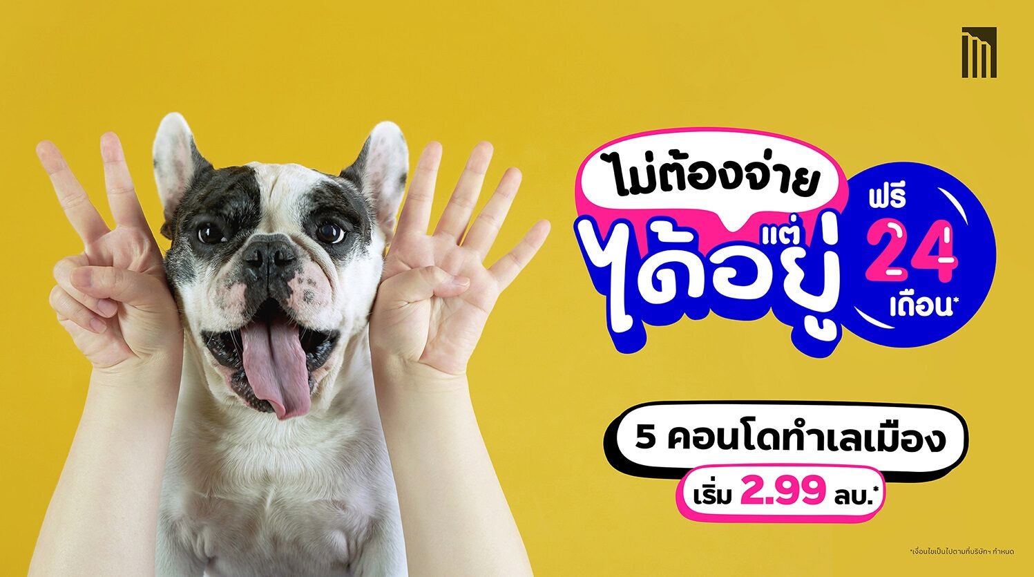 โปรแรง! ‘เมเจอร์ฯ’ จับ 5 คอนโดแนวรถไฟฟ้า อัดแคมเปญ ไม่ต้องจ่ายได้อยู่ ฟรี 24 เดือน