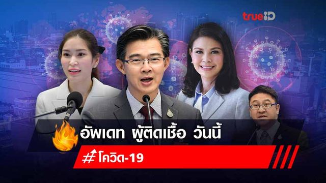 อัพเดทข้อมูลโควิด : 19 มิ.ย. 64 ยอดผู้ป่วยรายใหม่ 3,667 ราย เสียชีวิต 32 ราย อัพเดทข้อมูลโควิด : 19 มิ.ย. 64 ยอดผู้ป่วยรายใหม่ 3,667 ราย เสียชีวิต 32 ราย
