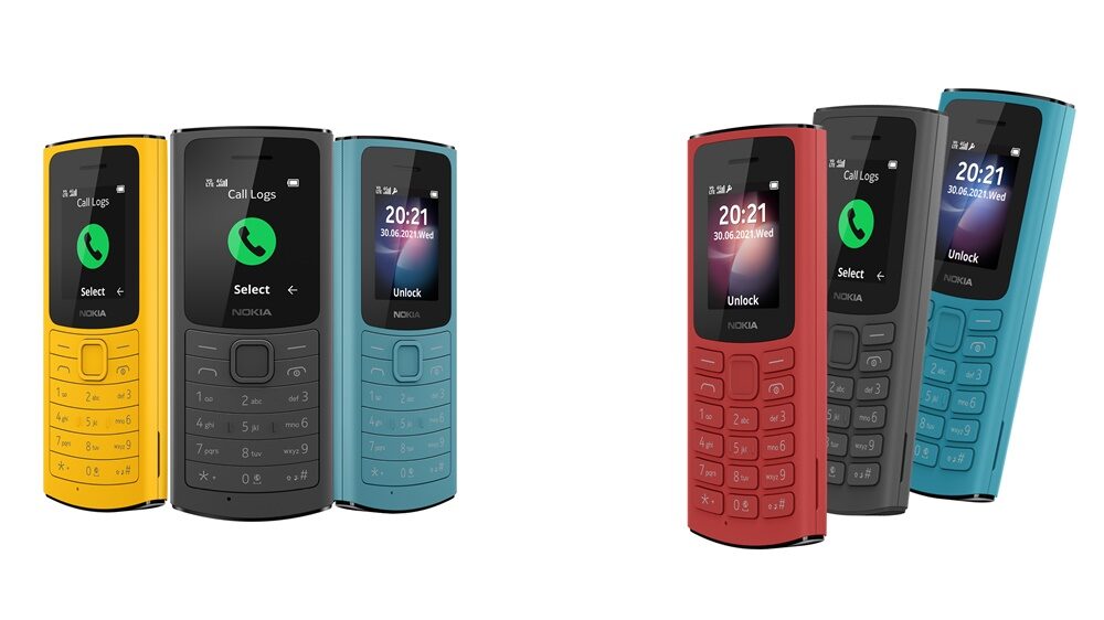 โนเกียปลุกกระแสตลาดฟีเจอร์โฟน เปิดตัว Nokia 105 4G - Nokia 110 4G