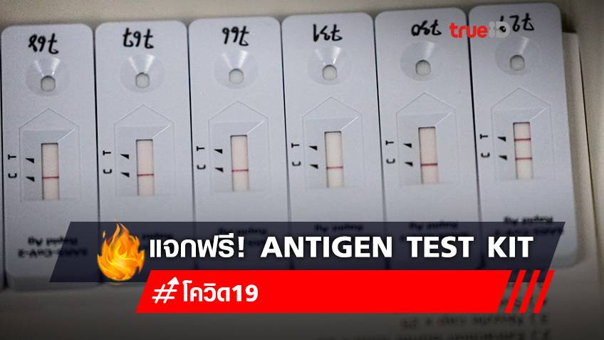 รัฐแจกฟรี! Antigen Test Kit 8.5 ล้านชุด เริ่ม สิงหาคมนี้