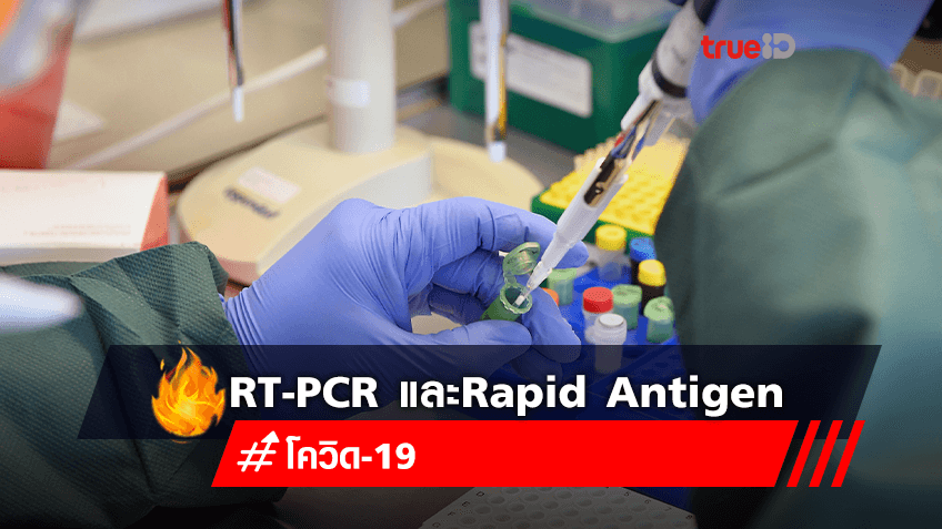 RT-PCR และRapid Antigen Test แตกต่างกันอย่างไร