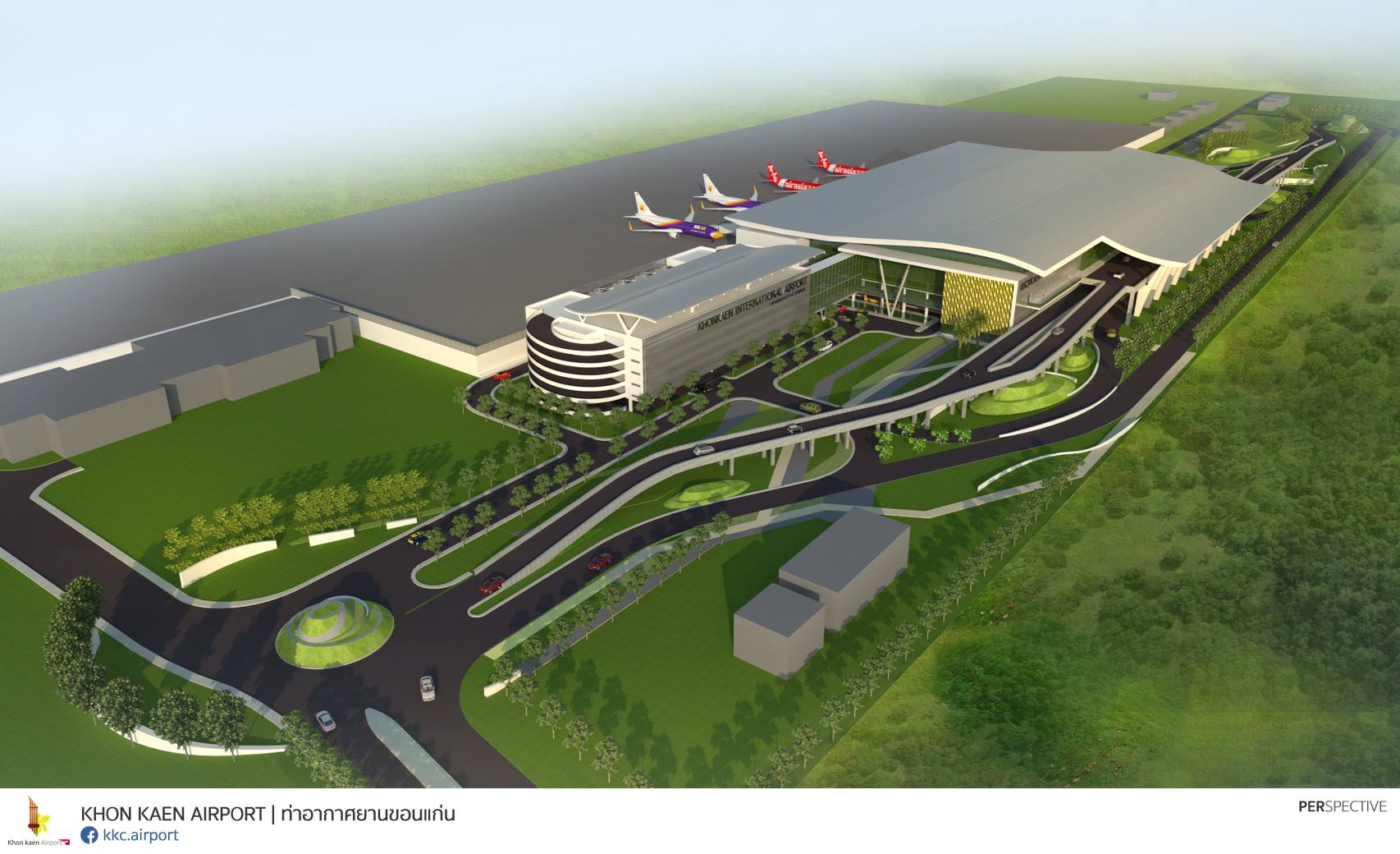 ทย.โชว์ก่อสร้างสนามบินขอนแก่น คืบหน้า 81% ตั้งเป้าแล้วเสร็จต้นปี'65 รับผู้โดยสาร 5 ล้านคน/ปี