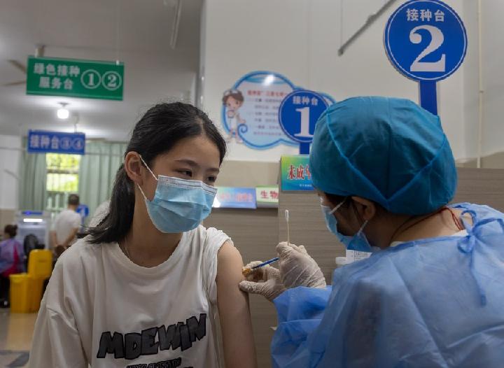 จีนฉีดวัคซีนโควิด-19 ให้เด็ก 12-17 ปี ทะลุ 95 ล้านคน