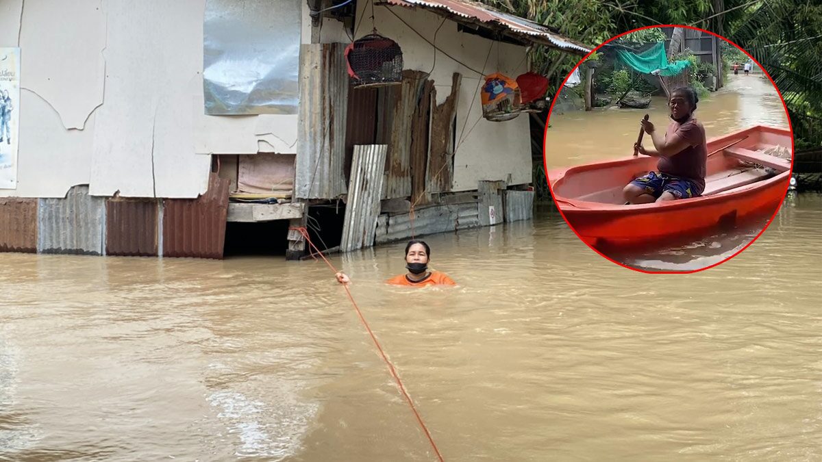 น้ำท่วมชัยภูมิ พื้นที่เกษตร เสียหาย 5 พันไร่ บ้านเรือนจมน้ำ เดือดร้อนหนัก