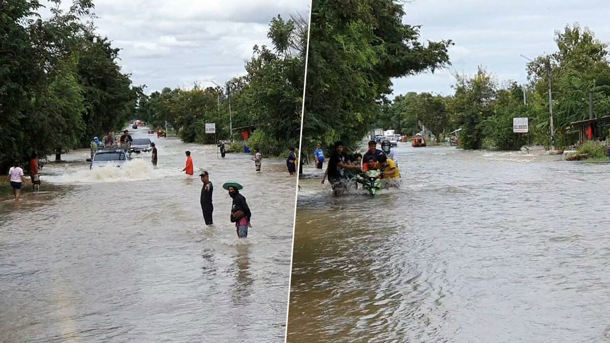 โคราชอ่วม คมปาซุแผลงฤทธิ์ ฝนถล่ม น้ำท่วม ถนนจม คนเดือดร้อนหนัก