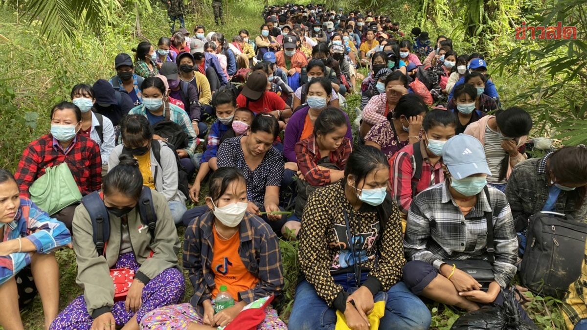 จับรวดเดียว 218 คน พม่าหนีเข้าเมือง เตรียมมาขายแรงงาน จ่ายหนักเกือบ 3 หมื่นต่อคน