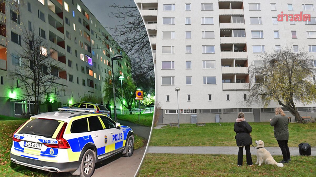 จับพ่อสวีเดนทำร้าย “โยนลูก” 2 คนดิ่งอพาร์ตเมนต์สูง 15 เมตร