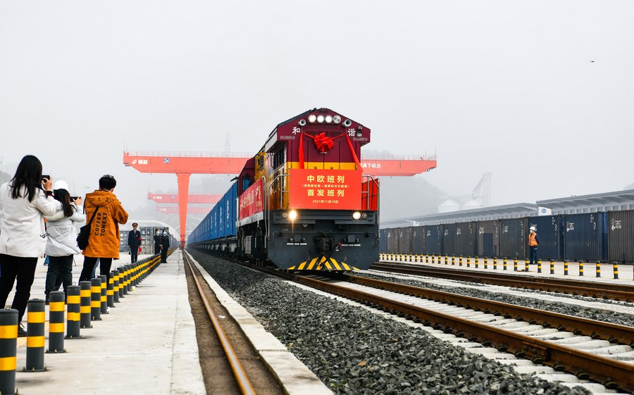 'กุ้ยโจว' ส่งรถไฟสินค้าจีน-ยุโรปขบวนแรก วิ่งตรงสู่มอสโก